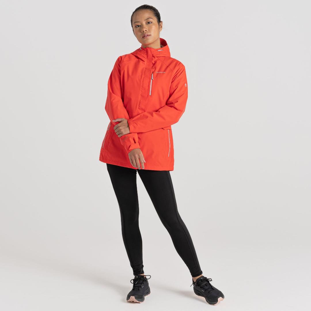 Craghoppers Women's Caldbeck Stretch Waterproof Jacket - Pomegranate