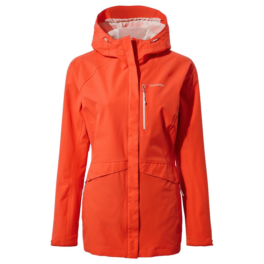 Craghoppers Women's Caldbeck Stretch Waterproof Jacket - Pomegranate