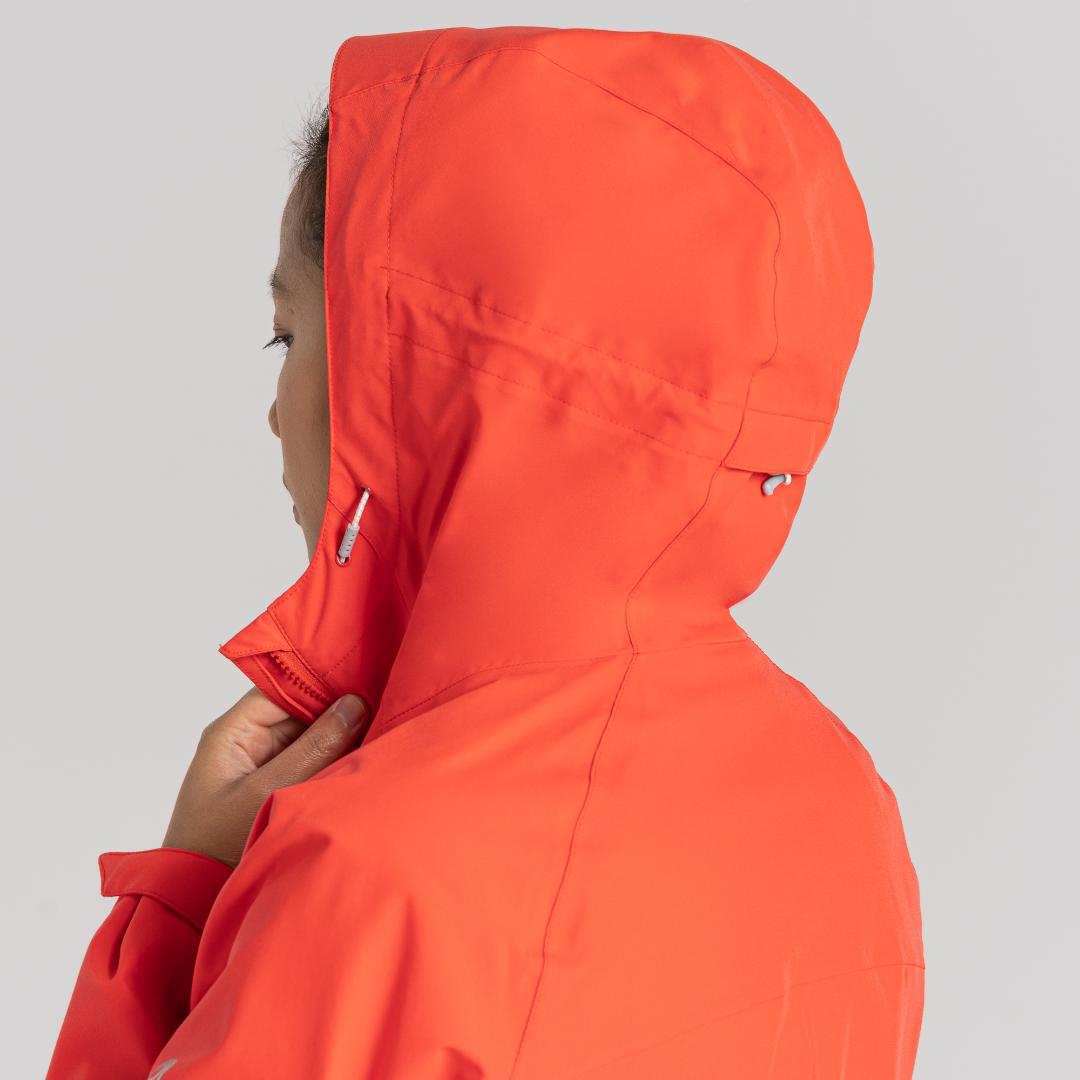Craghoppers Women's Caldbeck Stretch Waterproof Jacket - Pomegranate