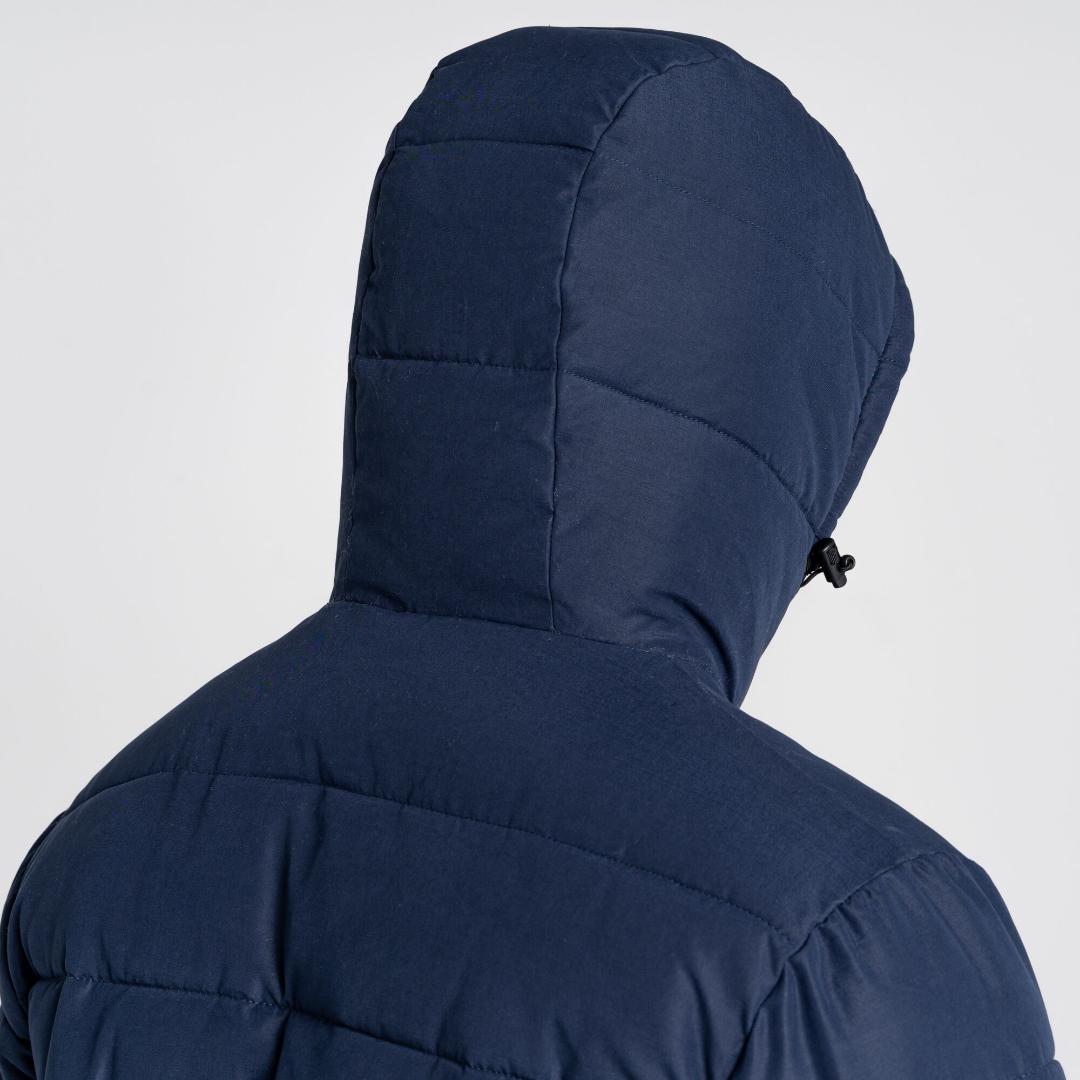 Craghoppers Men's Insulated Trillick Downhike Hooded Jacket - Blue Navy/Dark Aegean Blue
