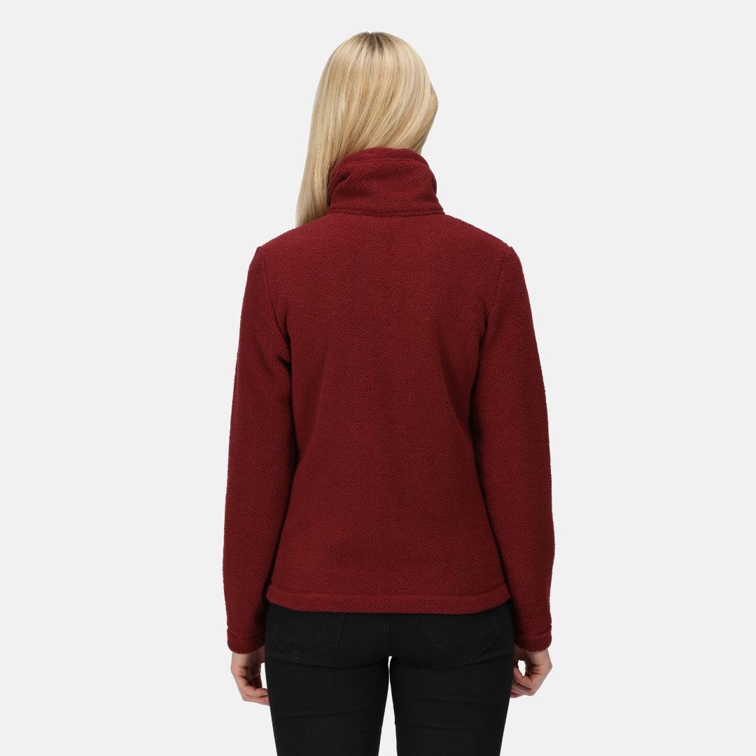 Regatta Women's Kizmitt Full Zip Jumper - Cabernet Fluffy