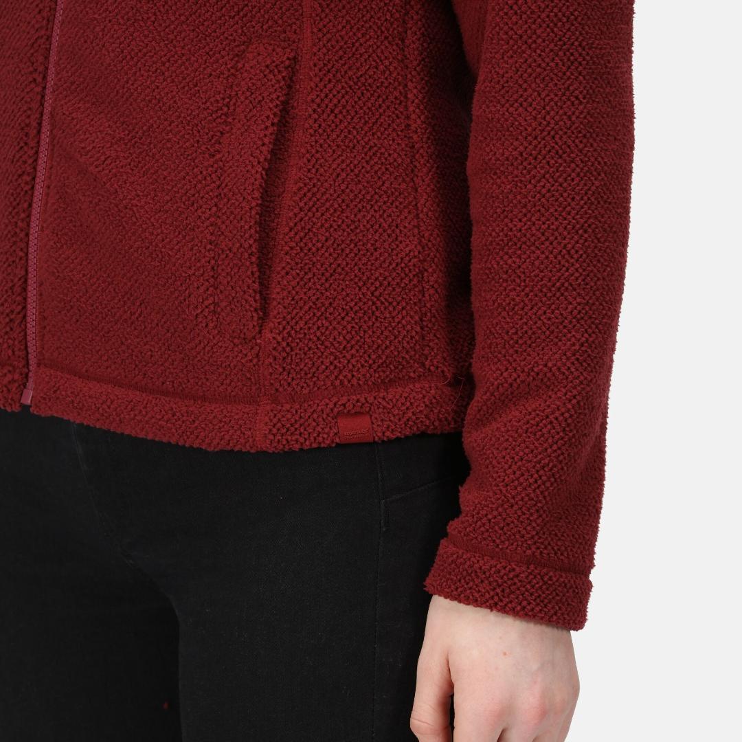 Regatta Women's Kizmitt Full Zip Jumper - Cabernet Fluffy