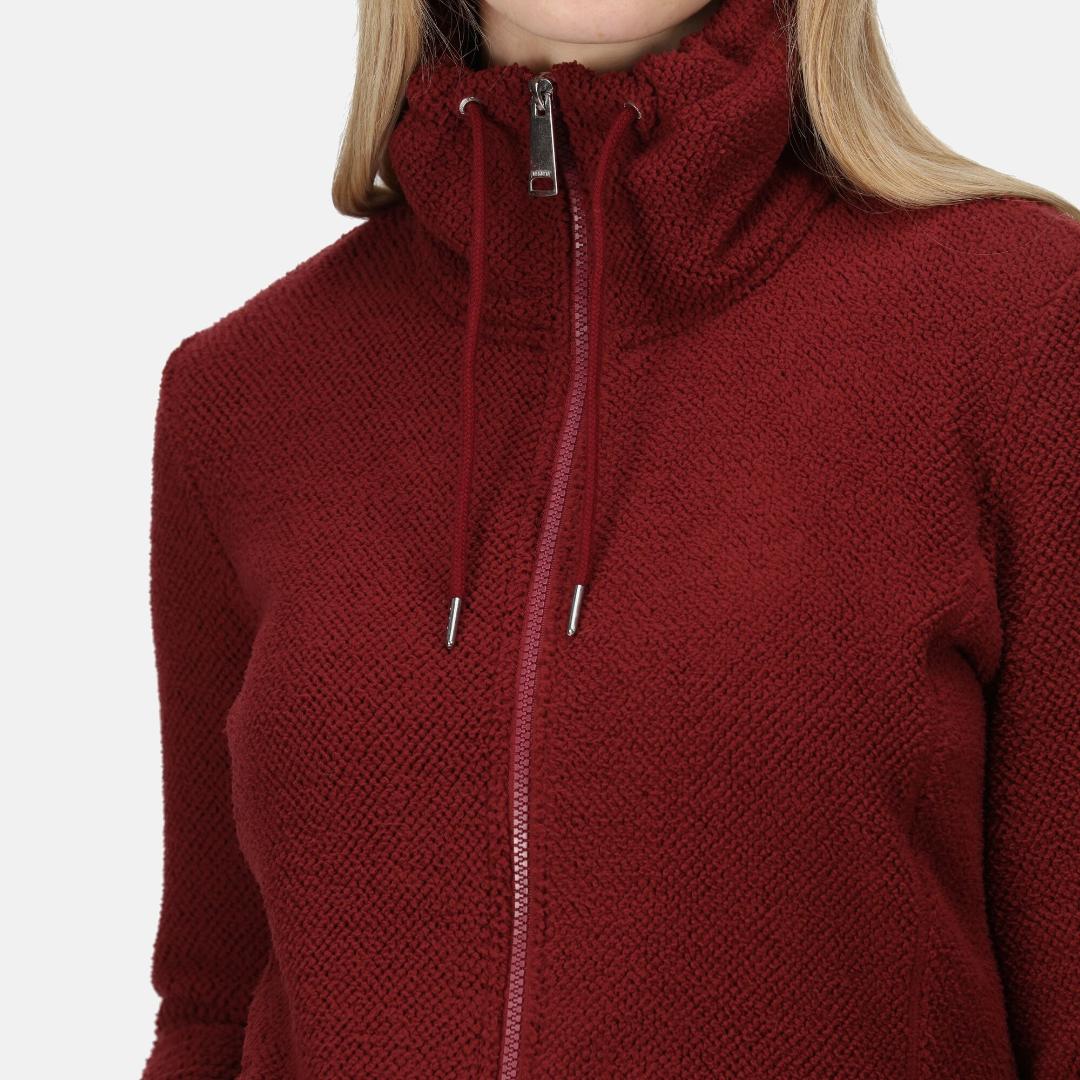 Regatta Women's Kizmitt Full Zip Jumper - Cabernet Fluffy