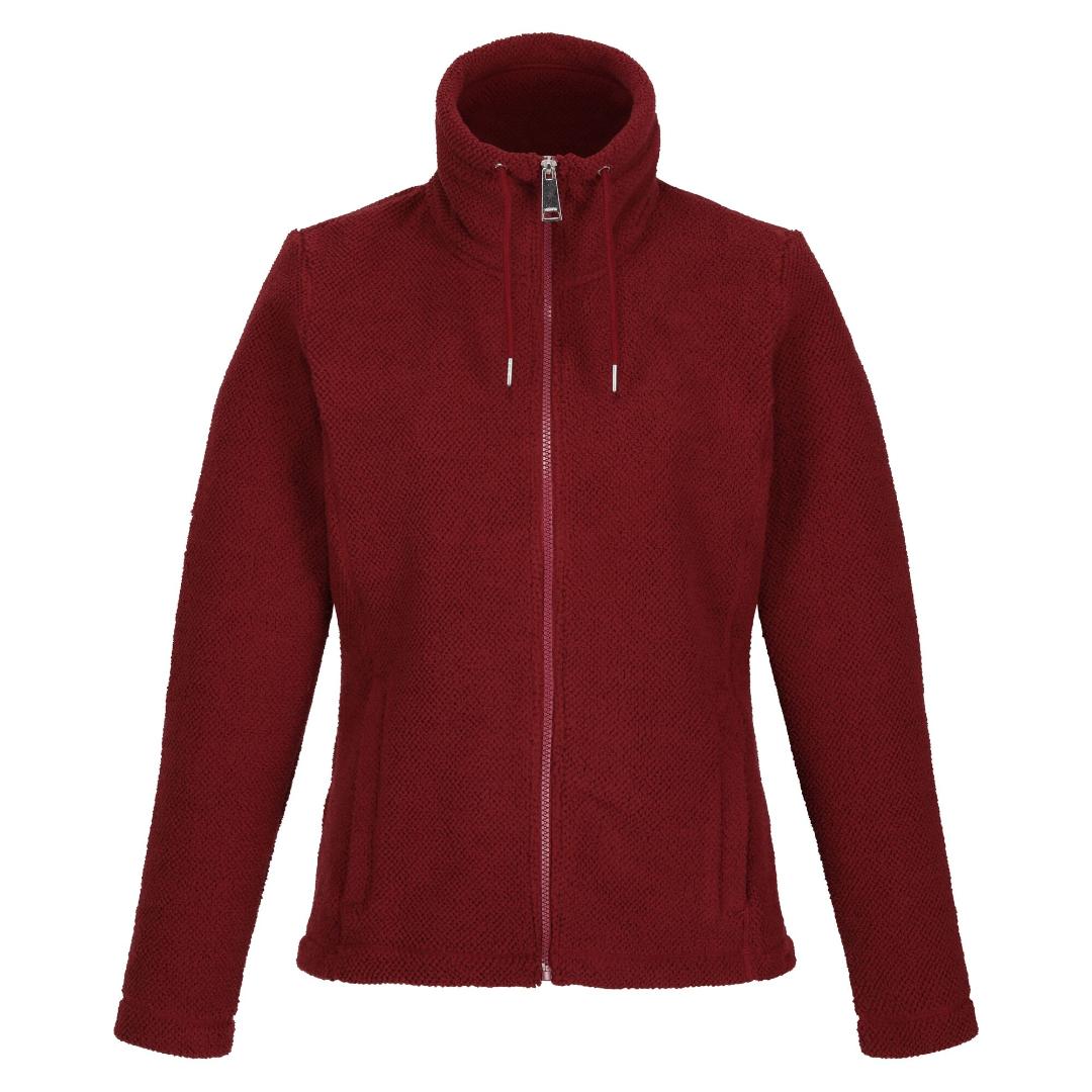 Regatta Women's Kizmitt Full Zip Jumper - Cabernet Fluffy