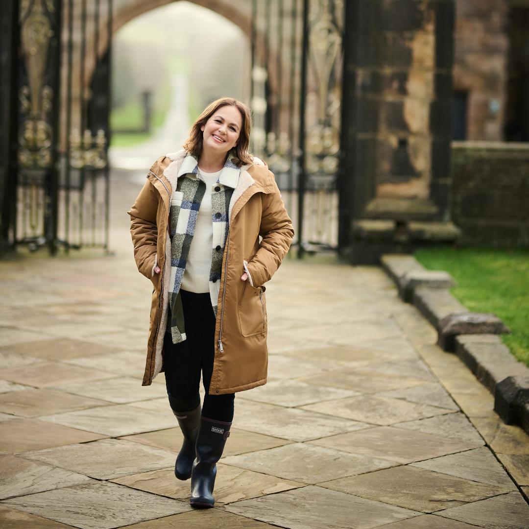 Regatta Giovanna Fletcher Collection - Romine Waterproof Parka Jacket - Rubber