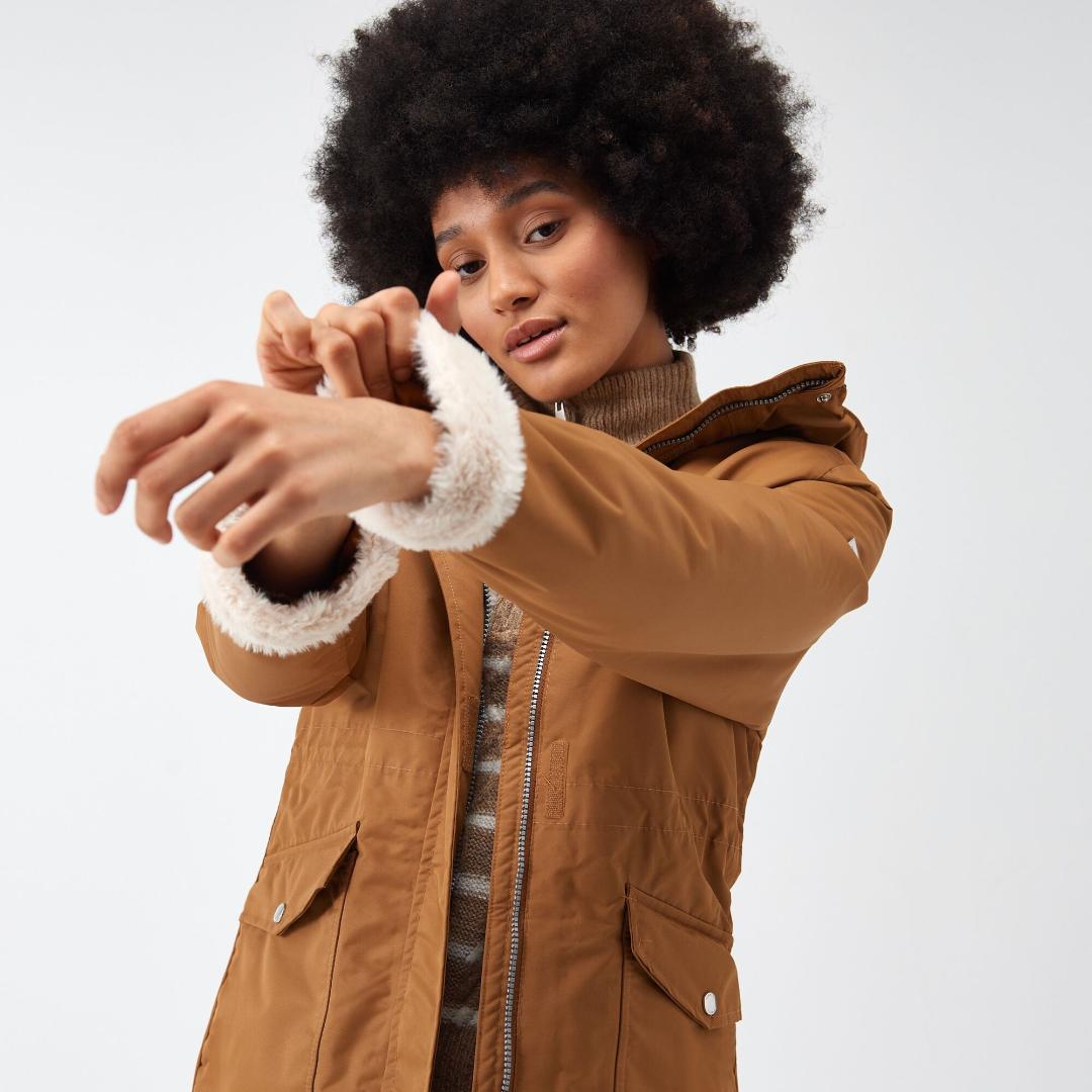Regatta Giovanna Fletcher Collection - Romine Waterproof Parka Jacket - Rubber