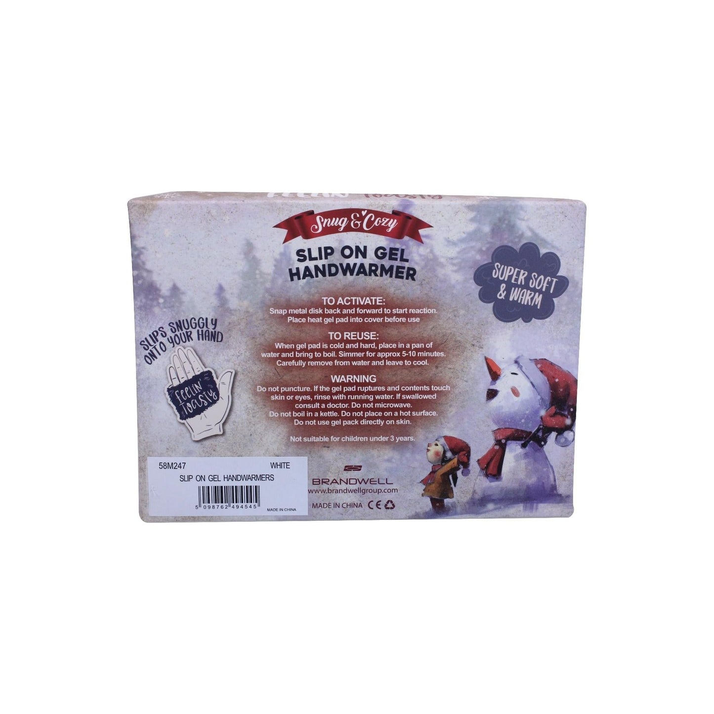 Something Special Gifts Slip On Gel Handwarmers - Biscuit