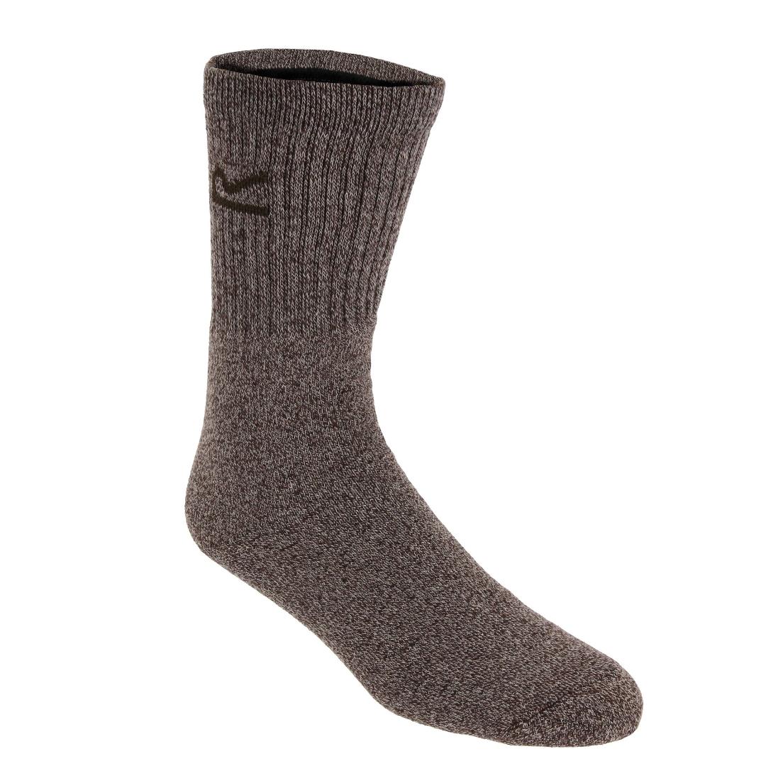 Regatta Men's 3 Pack Socks - Dark Brown Marl