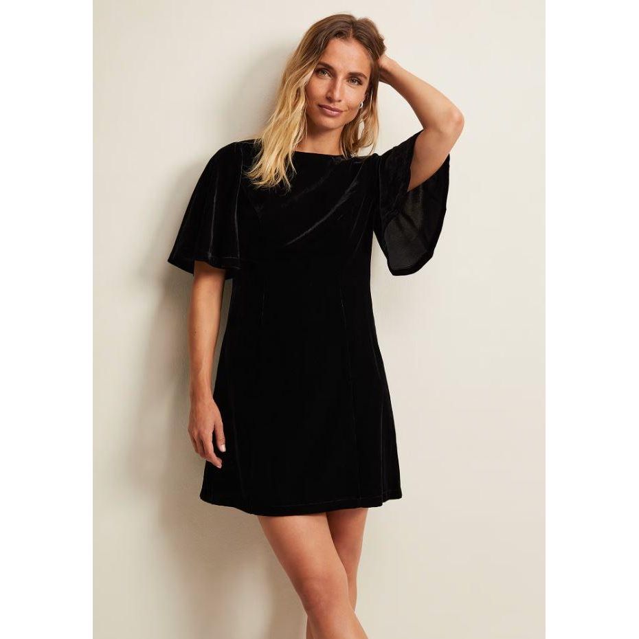 Phase Eight Charlie Velvet Dress - Black