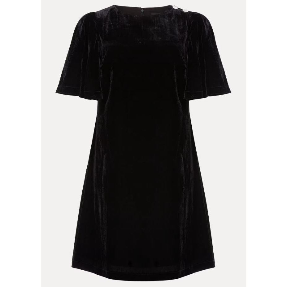 Phase Eight Charlie Velvet Dress - Black