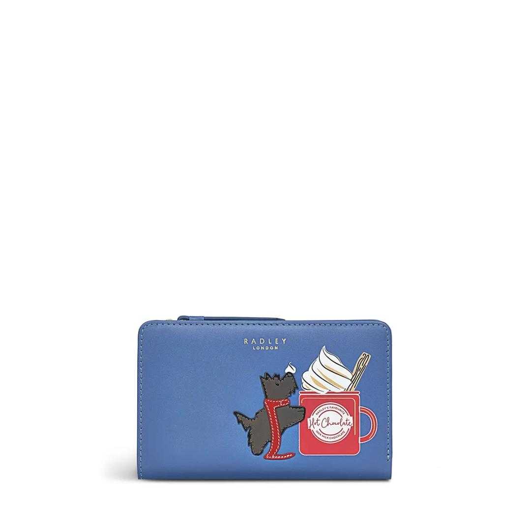 Radley Hot Chocolate Medium Bifold Purse - Storm