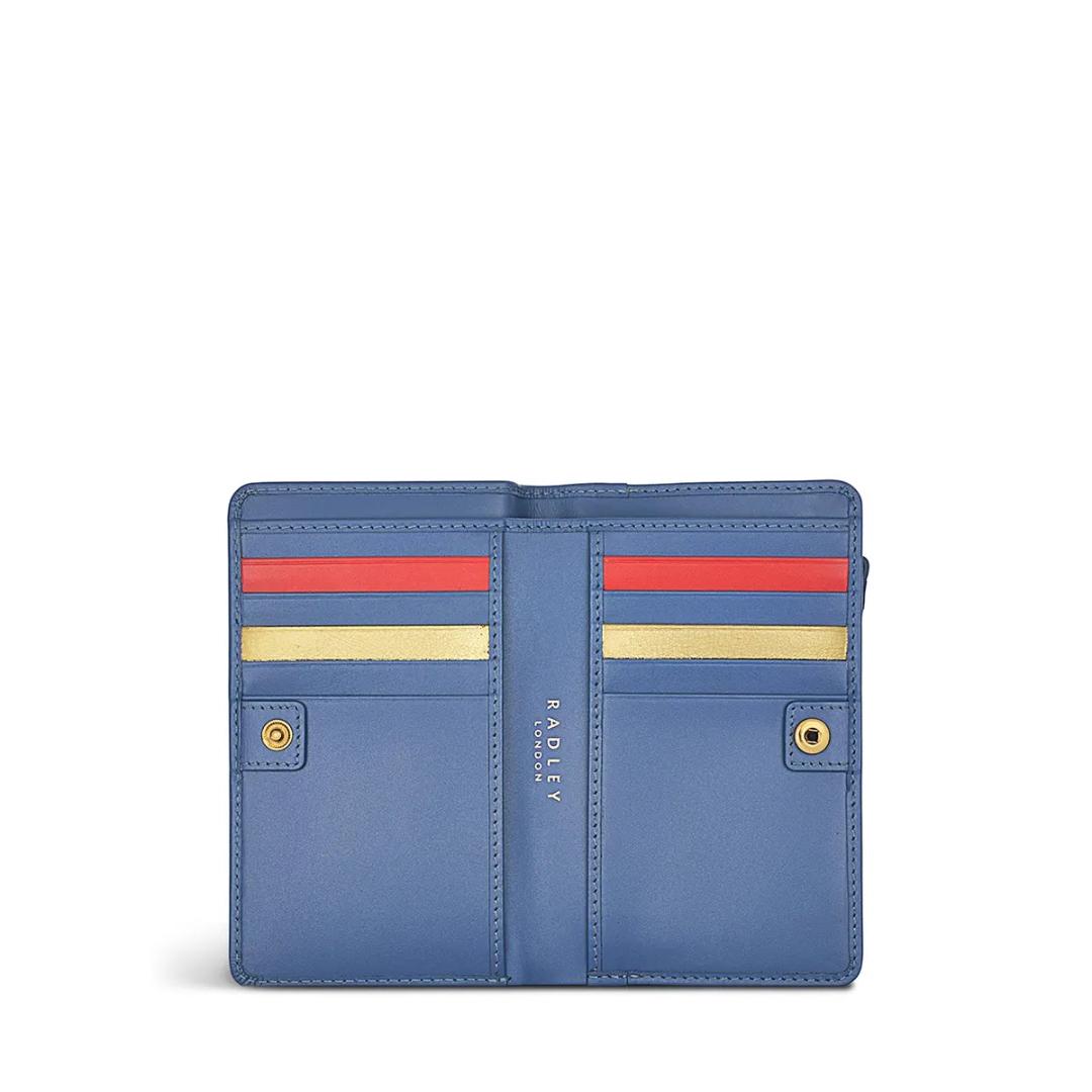 Radley Hot Chocolate Medium Bifold Purse - Storm