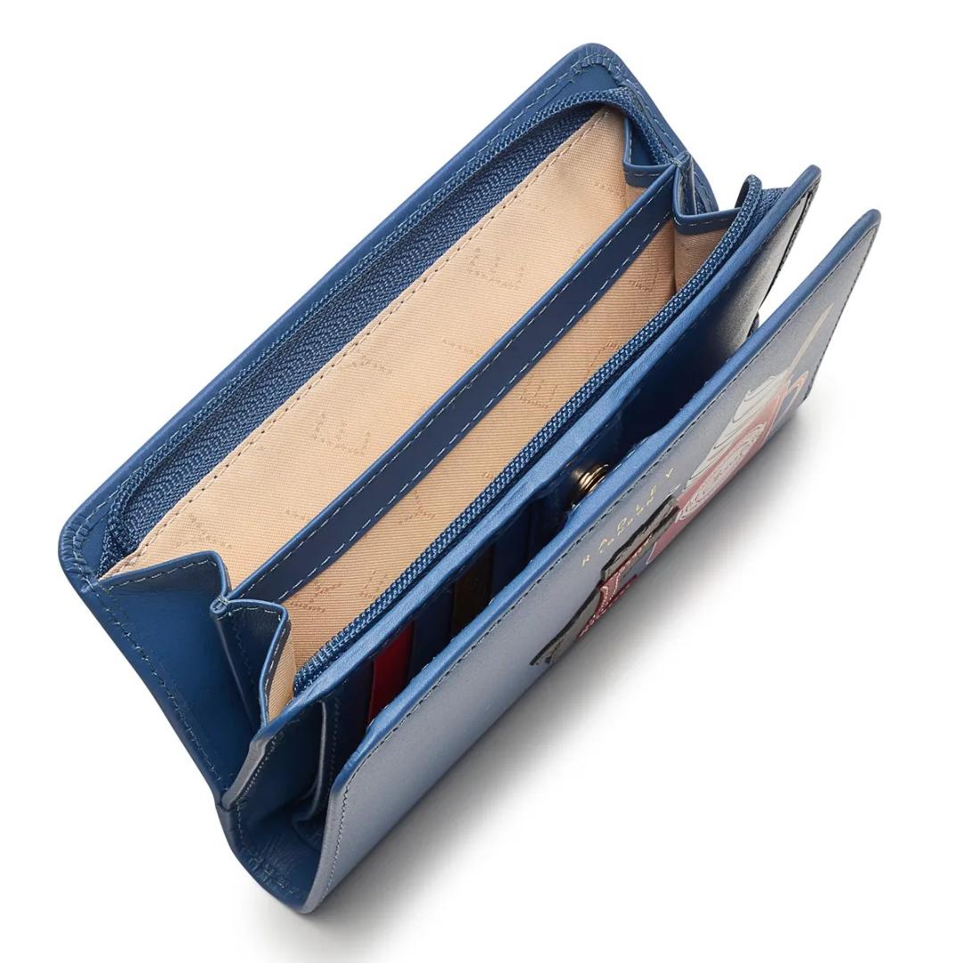 Radley Hot Chocolate Medium Bifold Purse - Storm