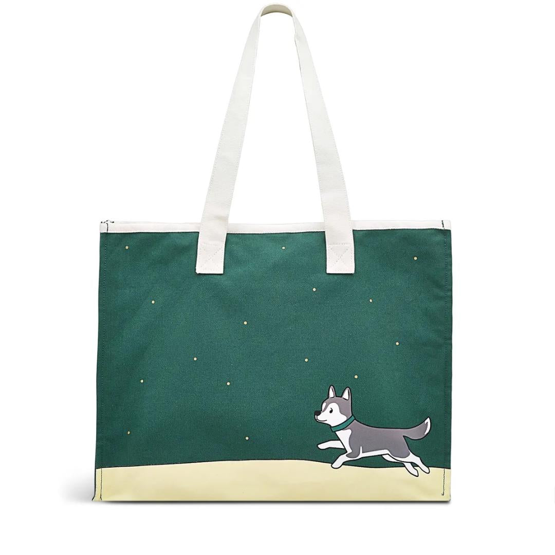Radley Bear With Me Large Open Top Tote Bag - Alpine