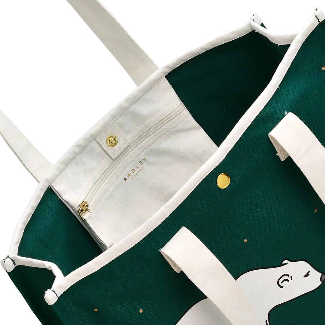 Radley Bear With Me Large Open Top Tote Bag - Alpine