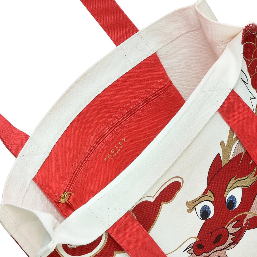 Radley Lunar New Year Medium Open Top Tote Bag - Natural
