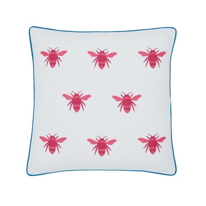 Joules Homegrown Remedy Cushion 45cm x 45cm - Blue