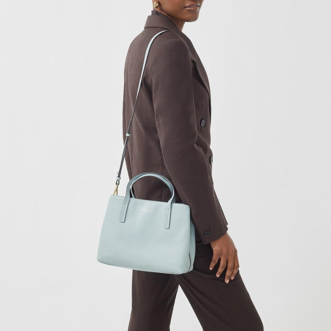 Radley Dukes Place Medium Ziptop Grab Bag - Seafoam