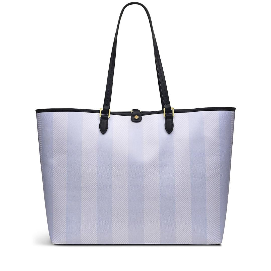 Radley Palace Gardens Stripe Large Open Top Shoulder Bag - Chalk