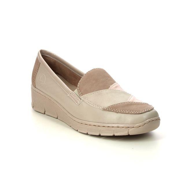 Rieker 53785-60 Doris Womens Shoes - Beige