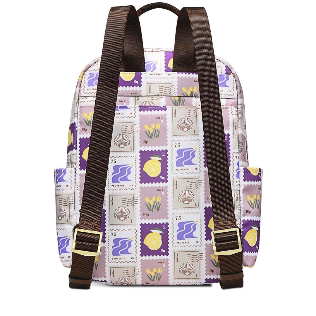 Radley Finsbury Park Holiday Stamps Medium Ziptop Backpack - Light Natural