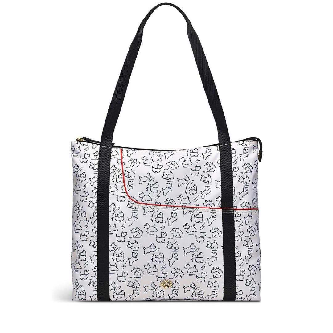 Radley 24/7 Sketch Street Medium Ziptop Shoulder Bag - Chalk