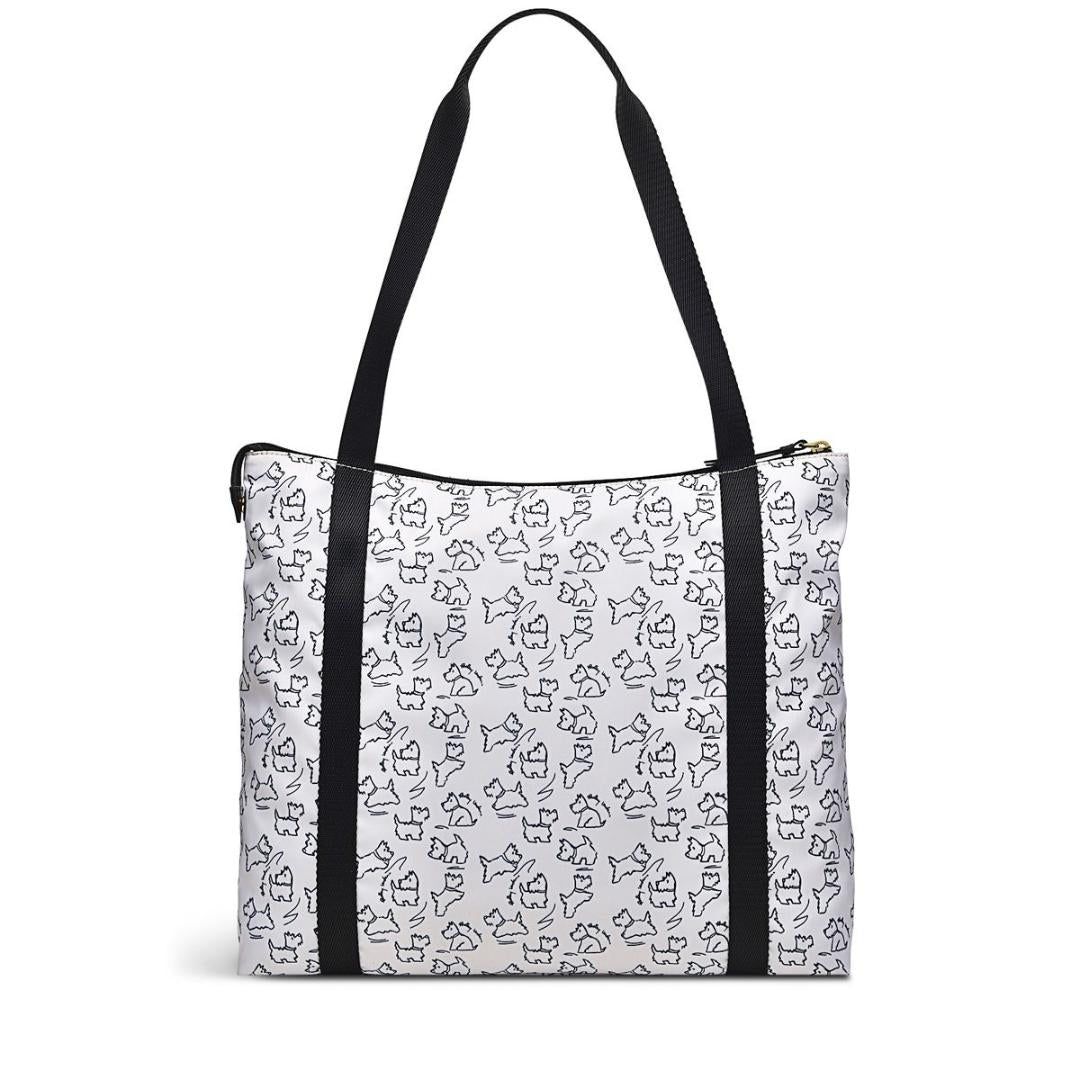 Radley 24/7 Sketch Street Medium Ziptop Shoulder Bag - Chalk