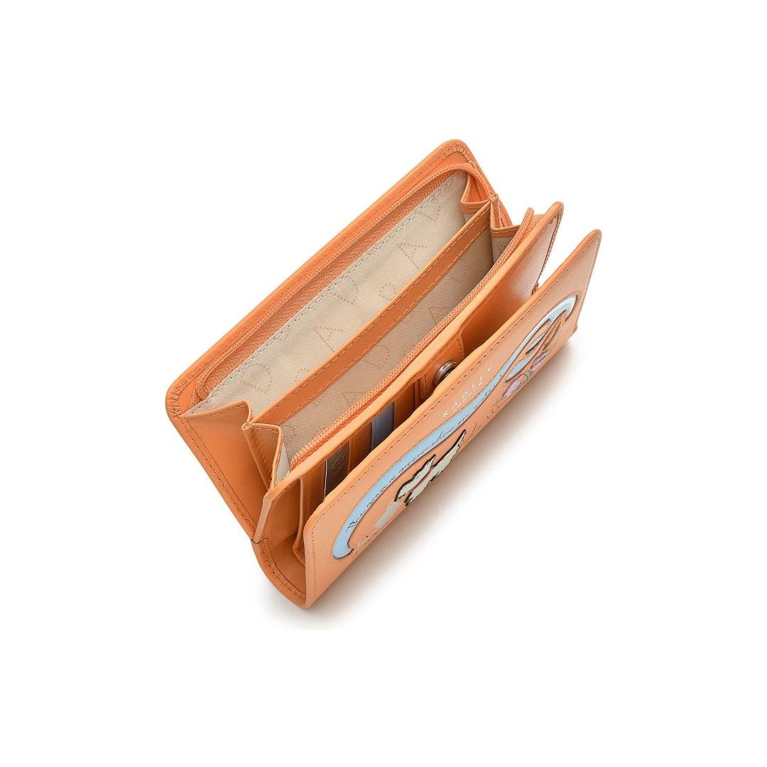 Radley The Grass Is Greener Medium Bifold Purse - Apricot