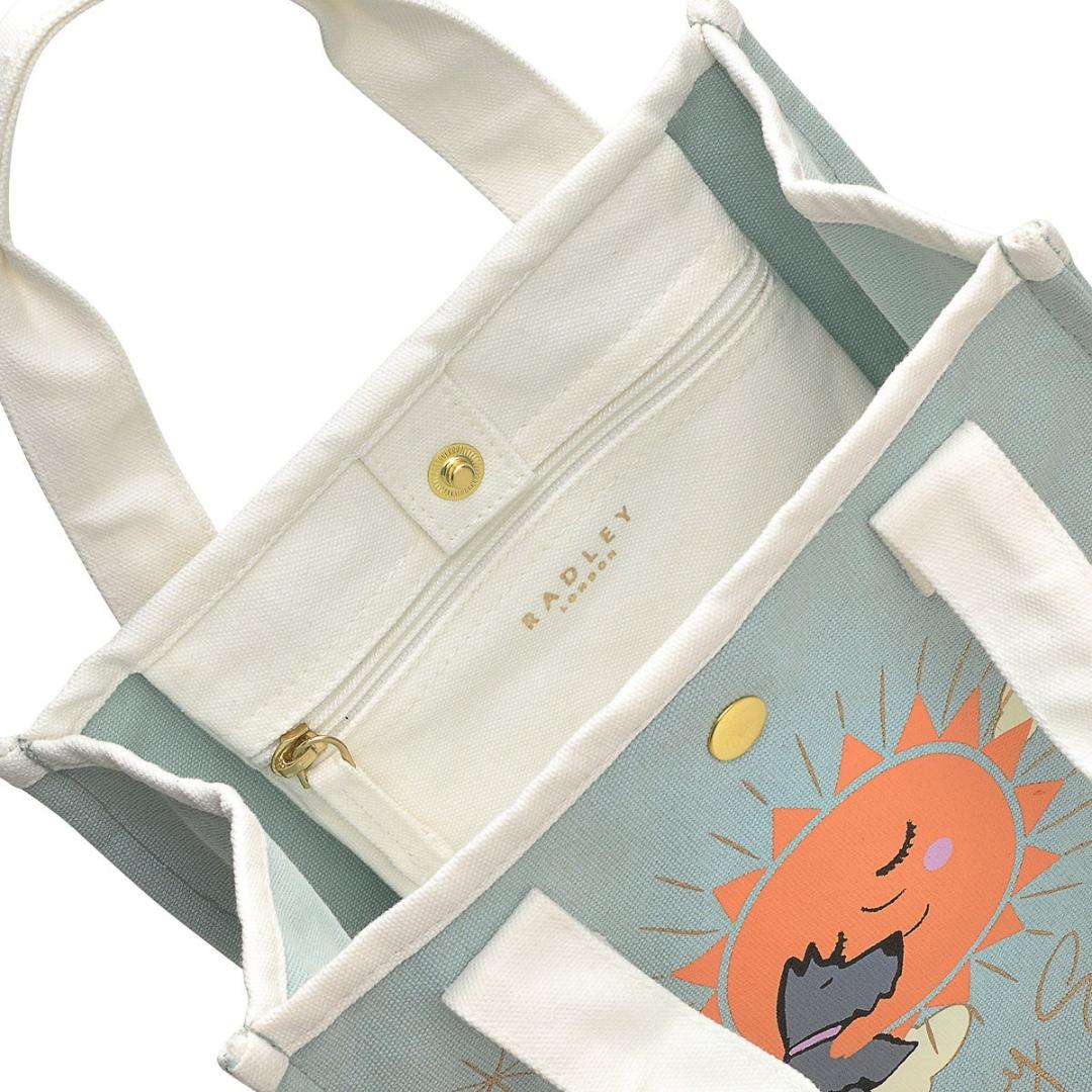 Radley You Are My Sunshine Small Open Top Grab Bag - Seafoam
