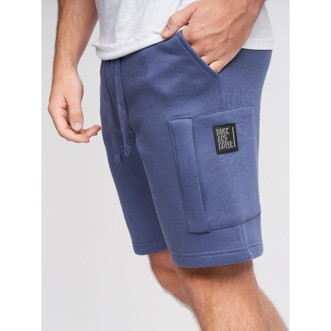 Duck & Cover MILGATE POCKET JOG SHORTS - NAVY