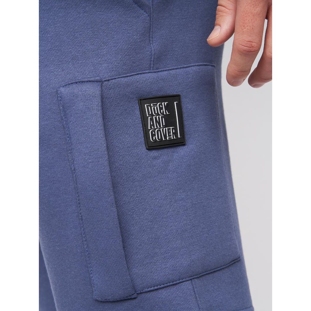 Duck & Cover MILGATE POCKET JOG SHORTS - NAVY