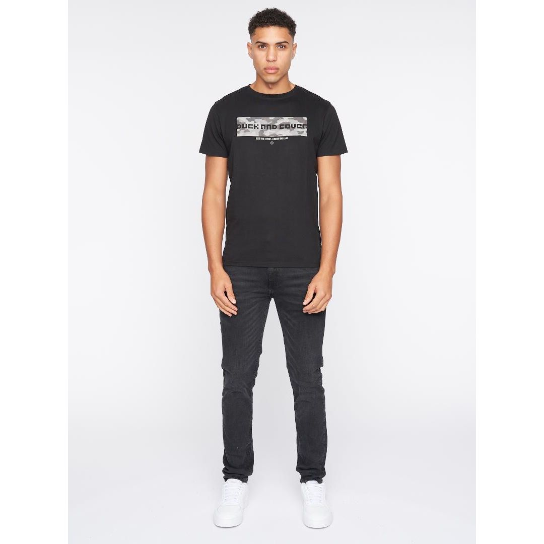 Duck & Cover CAMOVILLE TEE - BLACK