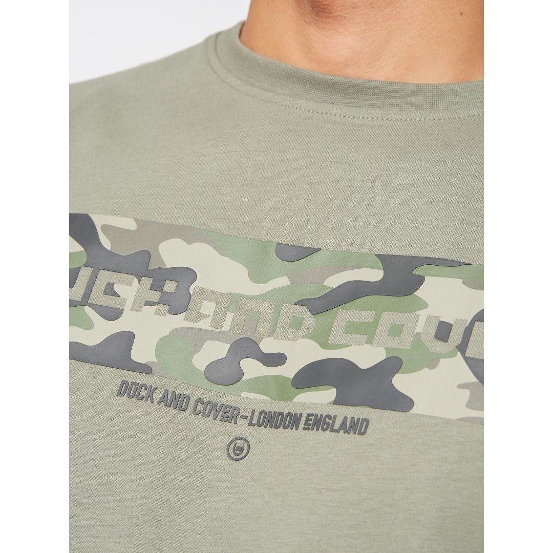 Duck & Cover CAMOVILLE TEE - BLACK
