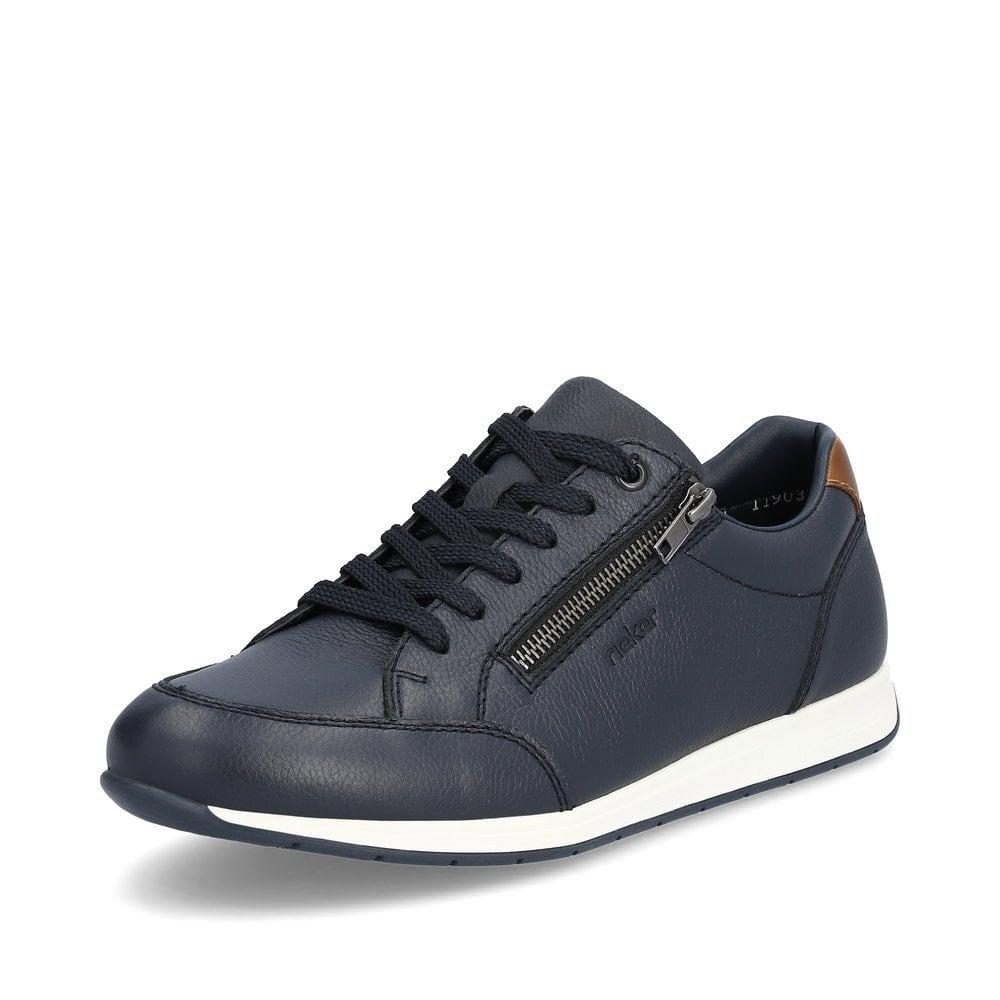 Rieker Titus Mens Shoes - Blue