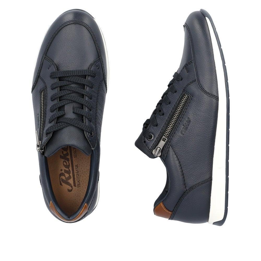 Rieker Titus Mens Shoes - Blue