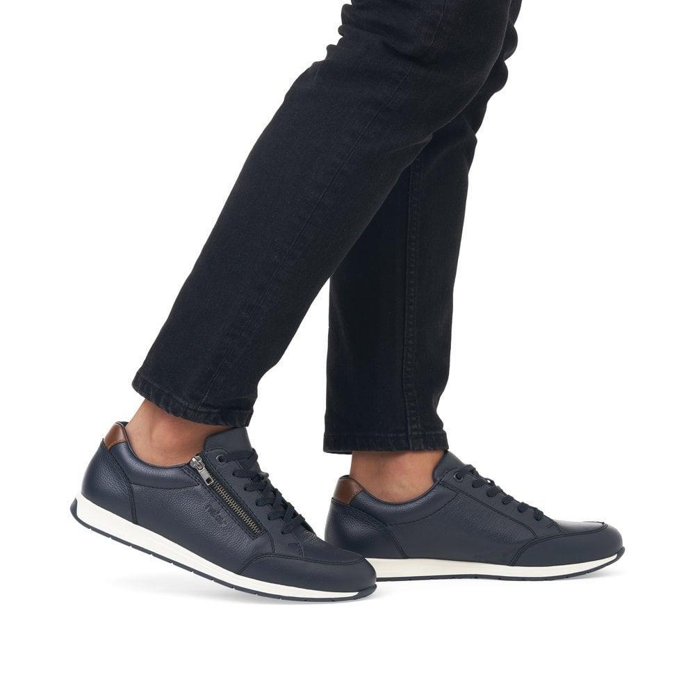 Rieker Titus Mens Shoes - Blue
