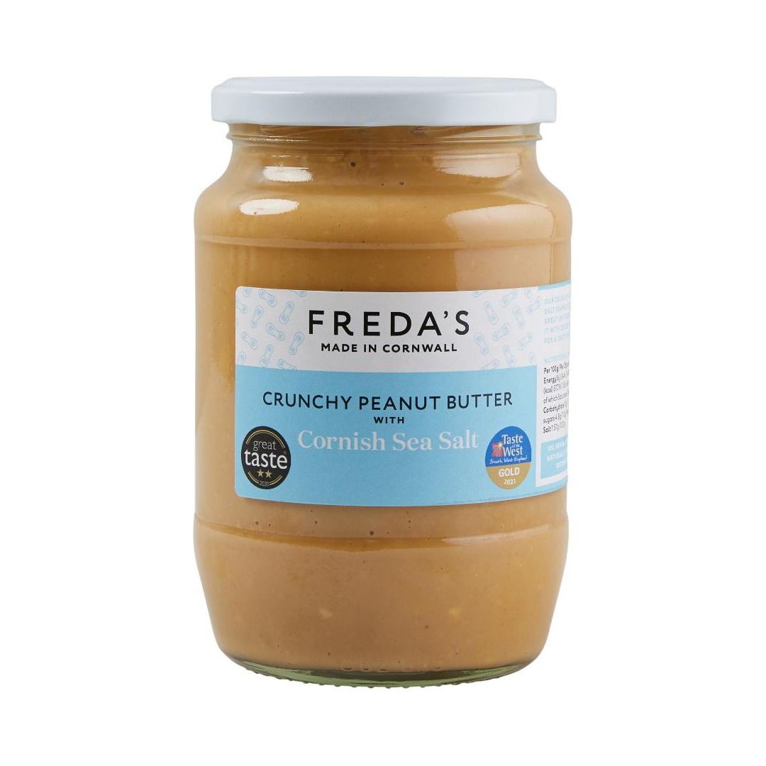 Freda’s Crunchy Peanut Butter with Cornish Sea Salt 750g