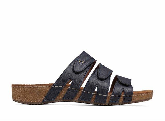 Padders Atlanta - Navy Leather