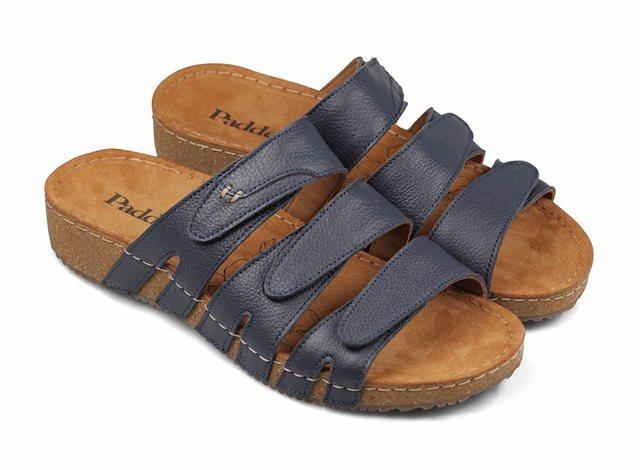Padders Atlanta - Navy Leather