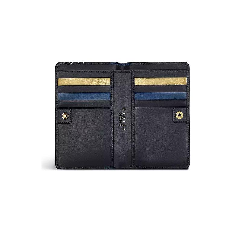 Radley Wandering Star Medium Bifold Purse - Ink