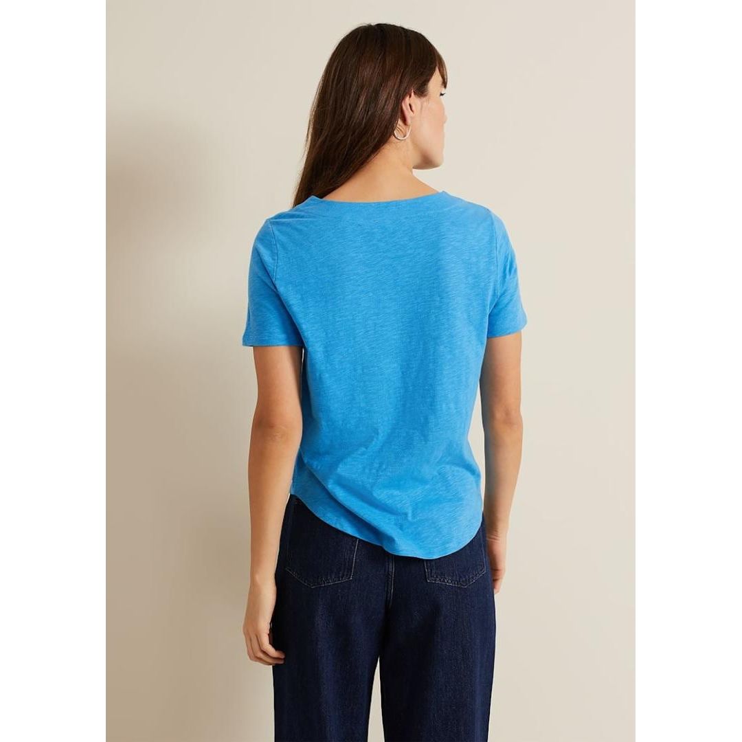 Phase Eight Elspeth V Neck Top - Blue