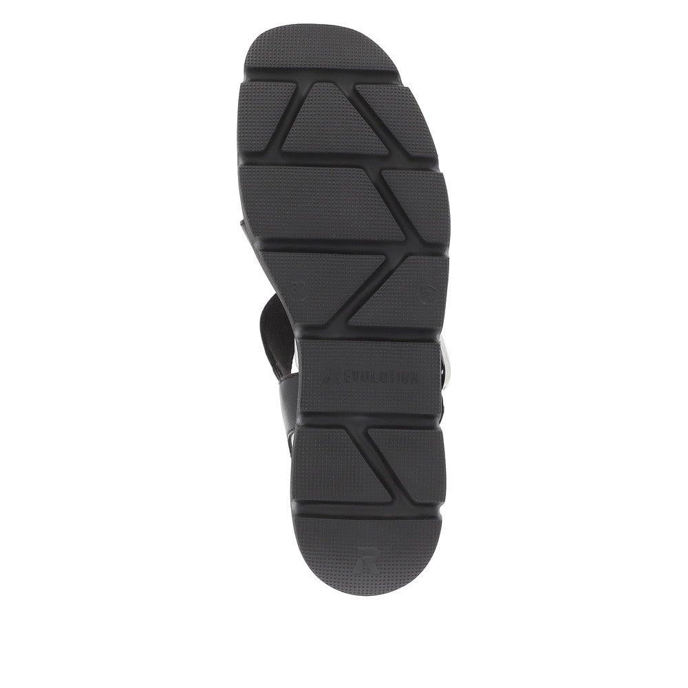 Rieker R-Evolution W1550-00 Amber Womens Sandals - Black