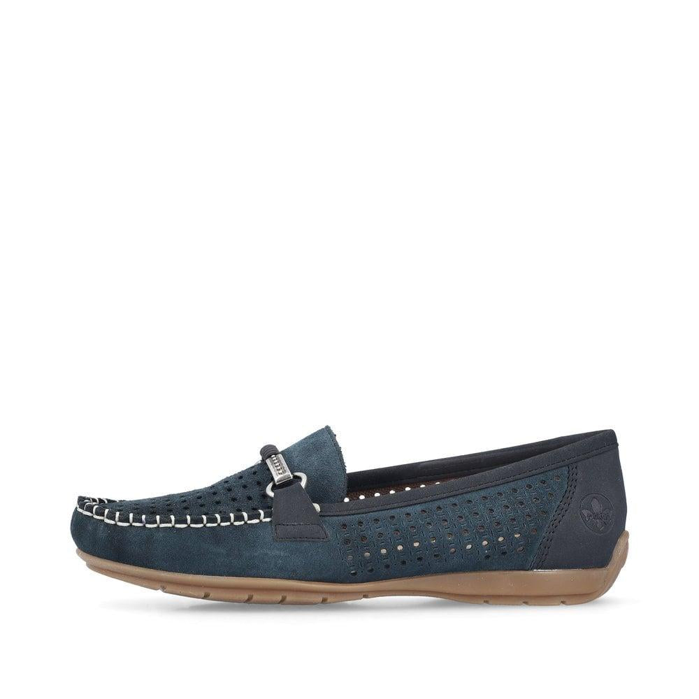 Rieker 40253-14 Wendelin Womens Shoes - Blue