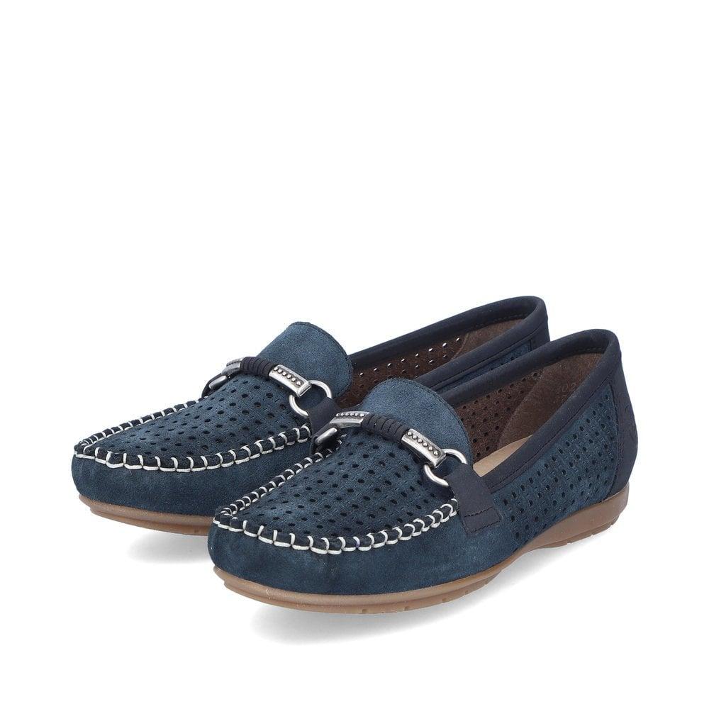 Rieker 40253-14 Wendelin Womens Shoes - Blue
