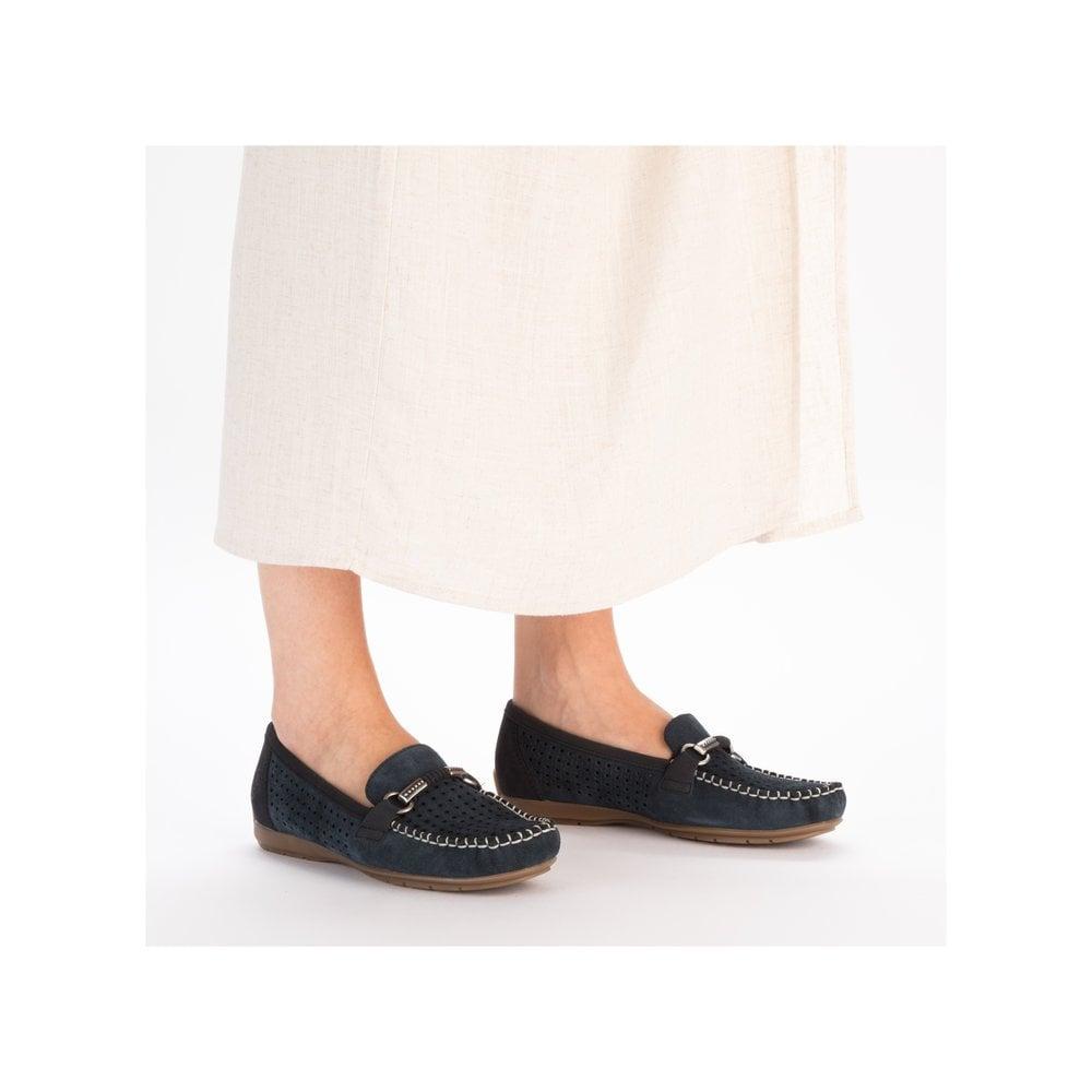 Rieker 40253-14 Wendelin Womens Shoes - Blue