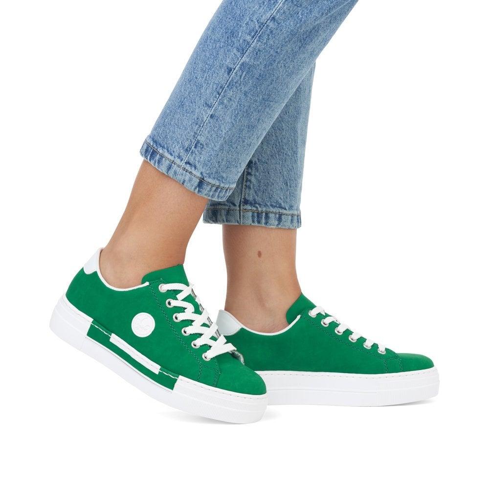 Rieker N49W1-52 Enya Womens Shoes - Green
