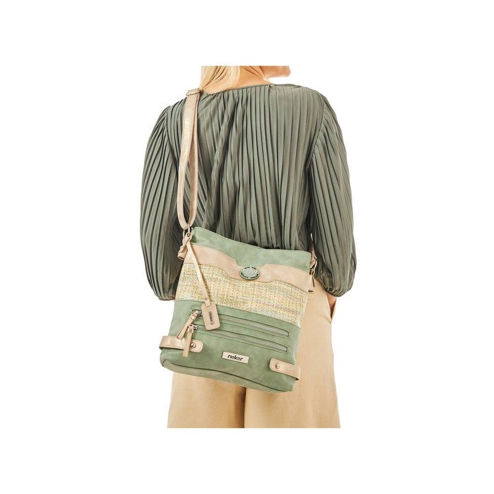 Rieker H1346-52 Zipper Bag - Green