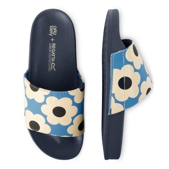 Regatta Orla Kiely Slide - Blue Sixties Daisy