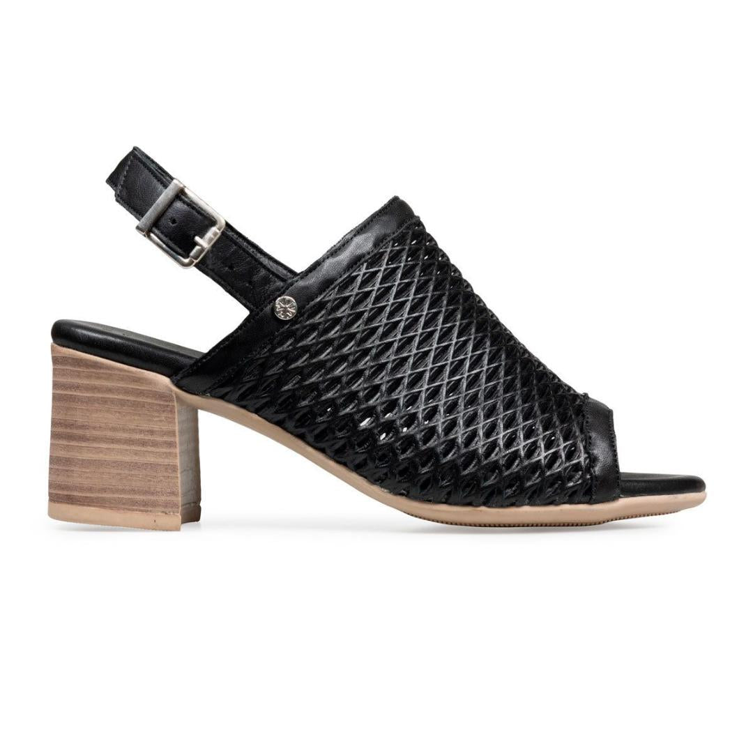 Van Dal Carol Sandals - Black Leather
