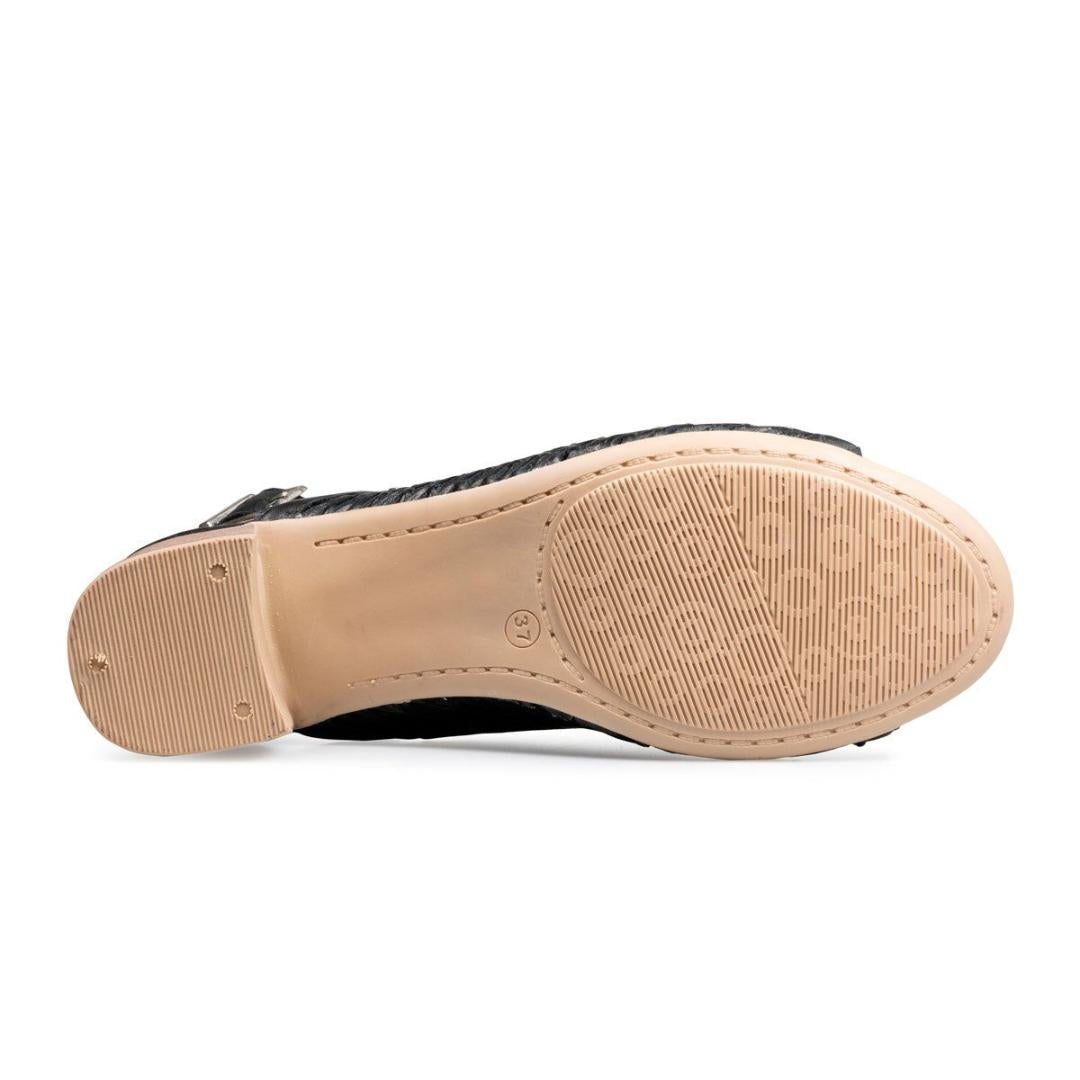 Van Dal Carol Sandals - Black Leather